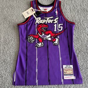 NWT 100% Authentic Vince Carter Mitchell Ness 98 99 Raptors Jersey Size 40 M Men